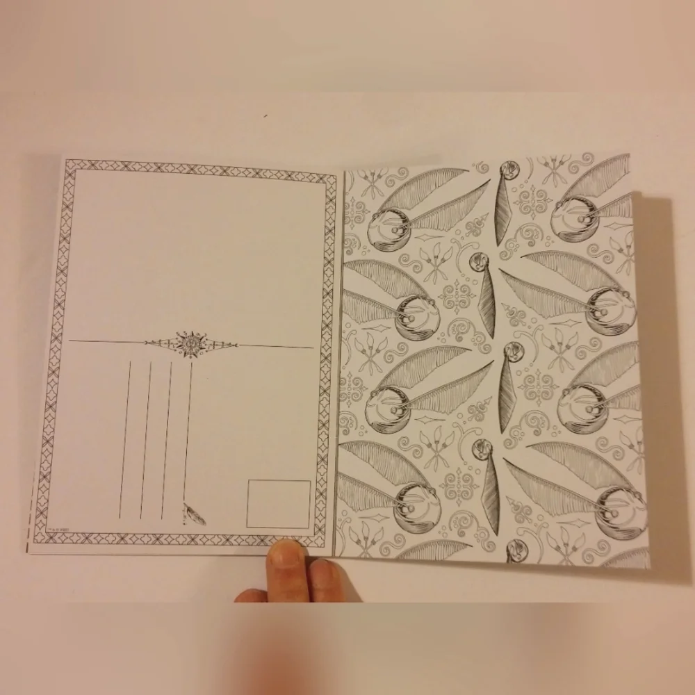 Harry Potter Postcard Coloring Book